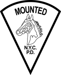 MOUNTED N.Y.C. P.D.