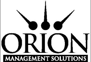 ORION MANAGEMENT SOLUTIONS