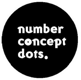 NUMBER CONCEPT DOTS.
