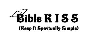 BIBLE K I S S (KEEP IT SPIRITUALLY SIMPLE)