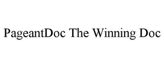 PAGEANTDOC THE WINNING DOC