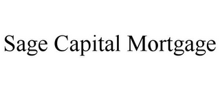 SAGE CAPITAL MORTGAGE