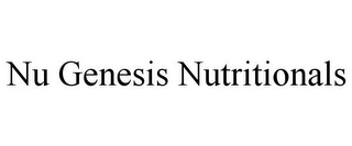 NU GENESIS NUTRITIONALS