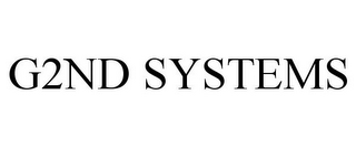 G2ND SYSTEMS