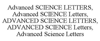 ADVANCED SCIENCE LETTERS, ADVANCED SCIENCE LETTERS, ADVANCED SCIENCE LETTERS, ADVANCED SCIENCE LETTERS, ADVANCED SCIENCE LETTERS