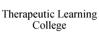 THERAPEUTIC LEARNING COLLEGE