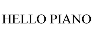 HELLO PIANO