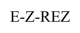 E-Z-REZ