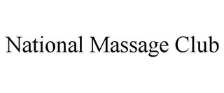 NATIONAL MASSAGE CLUB