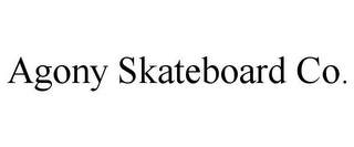 AGONY SKATEBOARD CO.