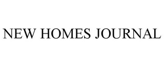 NEW HOMES JOURNAL