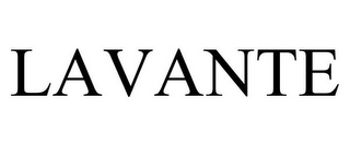 LAVANTE