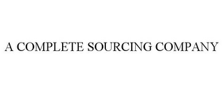 A COMPLETE SOURCING COMPANY