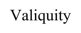 VALIQUITY