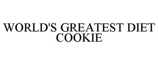 WORLD'S GREATEST DIET COOKIE