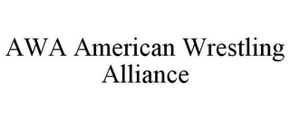 AWA AMERICAN WRESTLING ALLIANCE