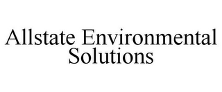 ALLSTATE ENVIRONMENTAL SOLUTIONS