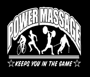 POWER MASSAGE KEEPS YOU IN THE GAME