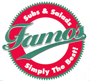 FAMO'S SUBS & SALADS SIMPLY THE BEST!