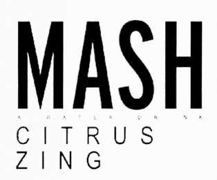 MASH A WATER DRINK CITRUS ZING