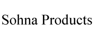 SOHNA PRODUCTS