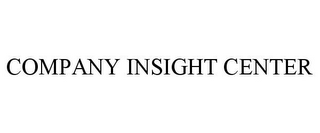 COMPANY INSIGHT CENTER