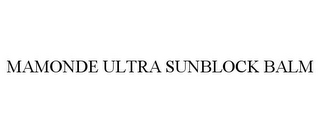 MAMONDE ULTRA SUNBLOCK BALM