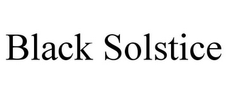 BLACK SOLSTICE