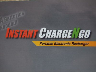 INSTANT CHARGENGO PORTABLE ELECTRONIC RECHARGER A BATTERIES NEEDED!