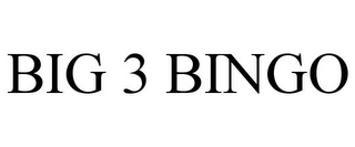 BIG 3 BINGO