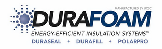 DURAFOAM ENERGY-EFFICIENT INSULATION SYSTEMS  DURASEAL DURAFILL POLARPRO MANUFACTURED BY UCSC