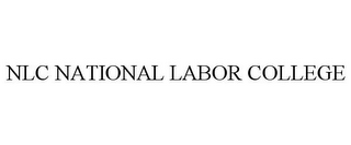 NLC NATIONAL LABOR COLLEGE