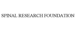 SPINAL RESEARCH FOUNDATION