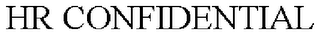 HR CONFIDENTIAL