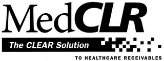 MEDCLR THE CLEAR SOLUTION TO HEALTHCARE RECEIVABLES