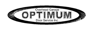 OPTIMUM OVERHEAD GARAGE DOOR SERVICE INC.