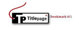 TP TITLEPAGE (BOOKMARK-IT!)