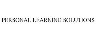 PERSONAL LEARNING SOLUTIONS