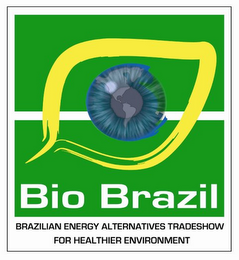 BIO BRAZIL BRAZILIAN ENERGY ALTERNATIVES TRADESHOW FOR HEALTHIER ENVIRONMENT