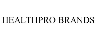 HEALTHPRO BRANDS
