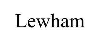 LEWHAM