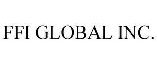 FFI GLOBAL INC.