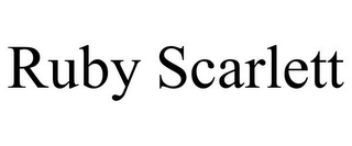 RUBY SCARLETT