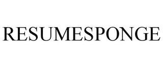 RESUMESPONGE