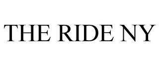 THE RIDE NY