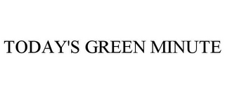 TODAY'S GREEN MINUTE