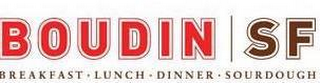 BOUDIN | SF BREAKFAST · LUNCH · DINNER · SOURDOUGH