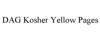 DAG KOSHER YELLOW PAGES