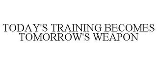 TODAY'S TRAINING BECOMES TOMORROW'S WEAPON