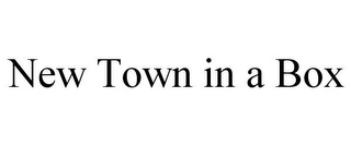 NEW TOWN IN A BOX
